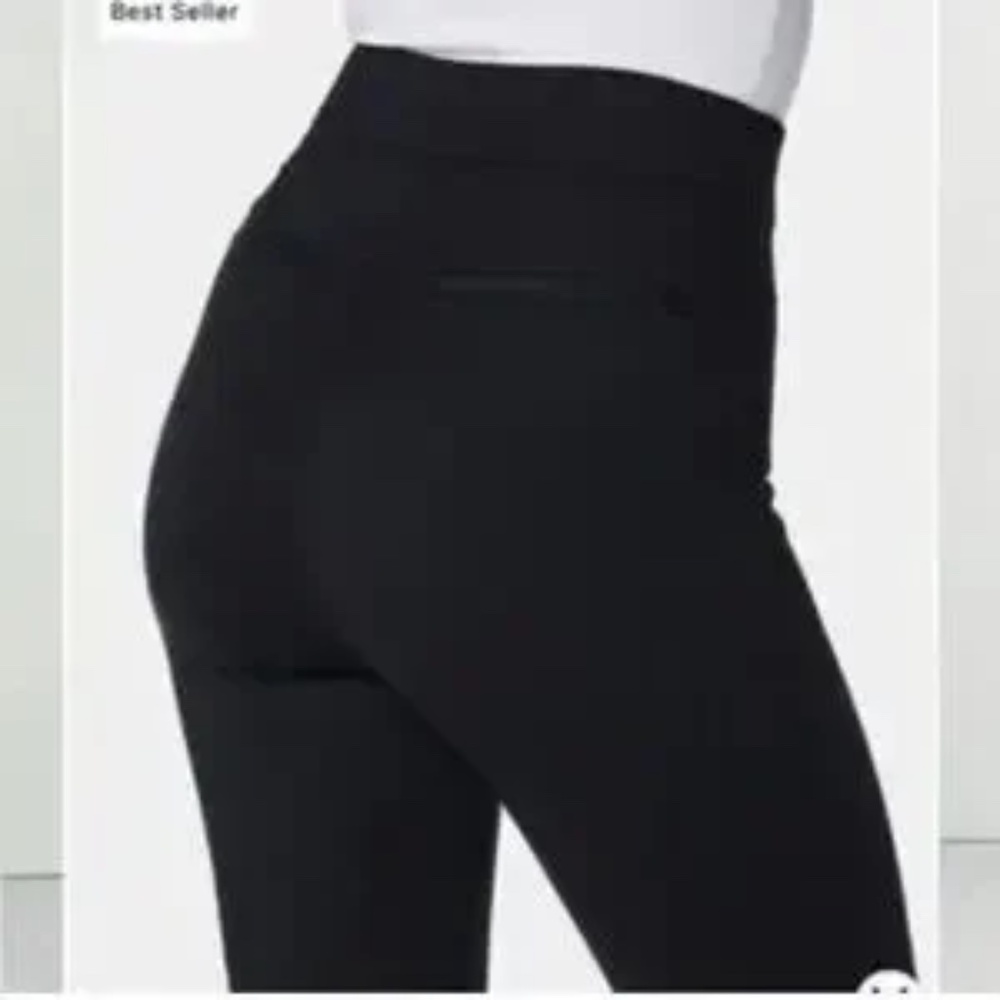 Spanx Smooth perfect fit Pointe flare pant size Small Navy petite - Picture 2 of 4